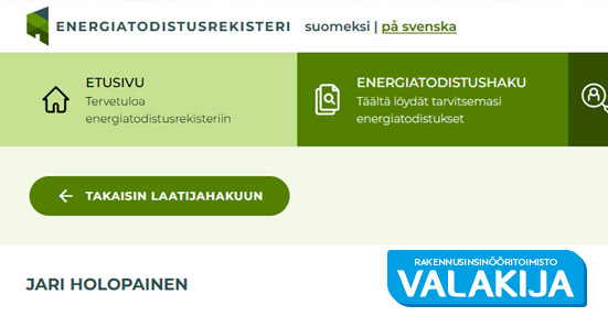 Energiatodistus ja energianeuvonta